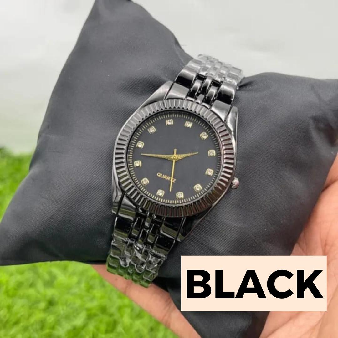 Men's Quartz Water Resistant Round Chain Strap Watch - 1 Pc