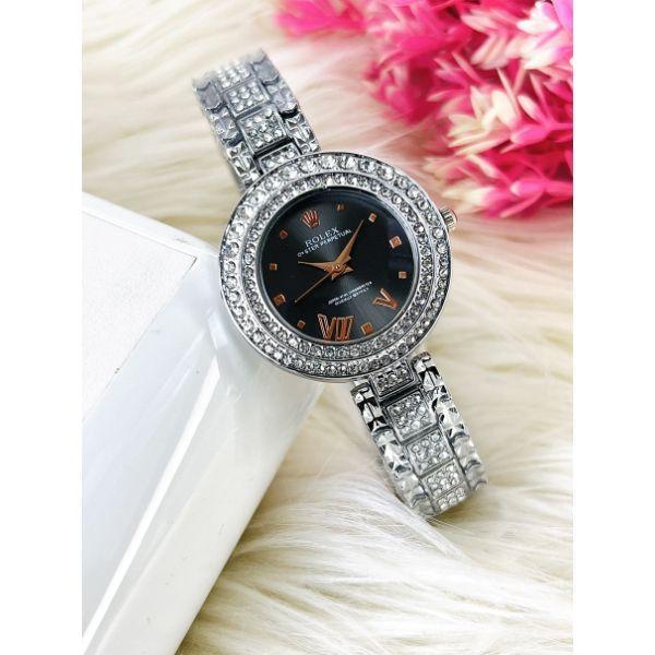 Women's Quartz Chain Strap Watch - 1 Pc Elegant Timepiece